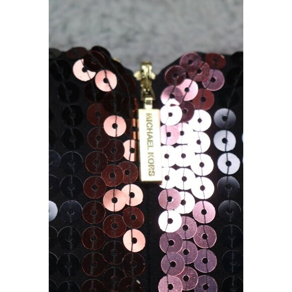 Michael Kors Allover Sequins Jumpsuit-Size Small-Pockets-Evening-Party-Belted - Picture 13 of 13